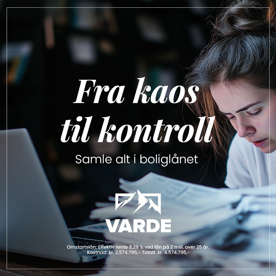 Meta-annonse for Varde Finans: «Fra kaos til kontroll»